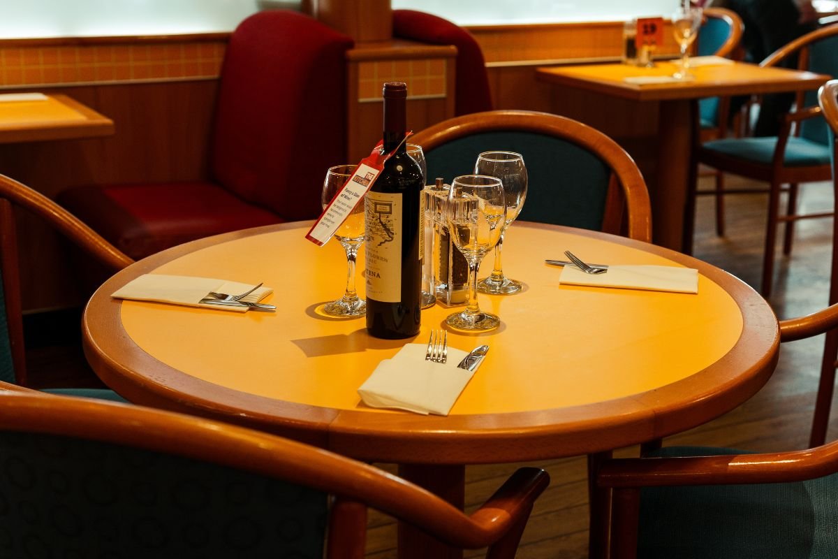 Diner aan boord van de Pride of Rotterdam